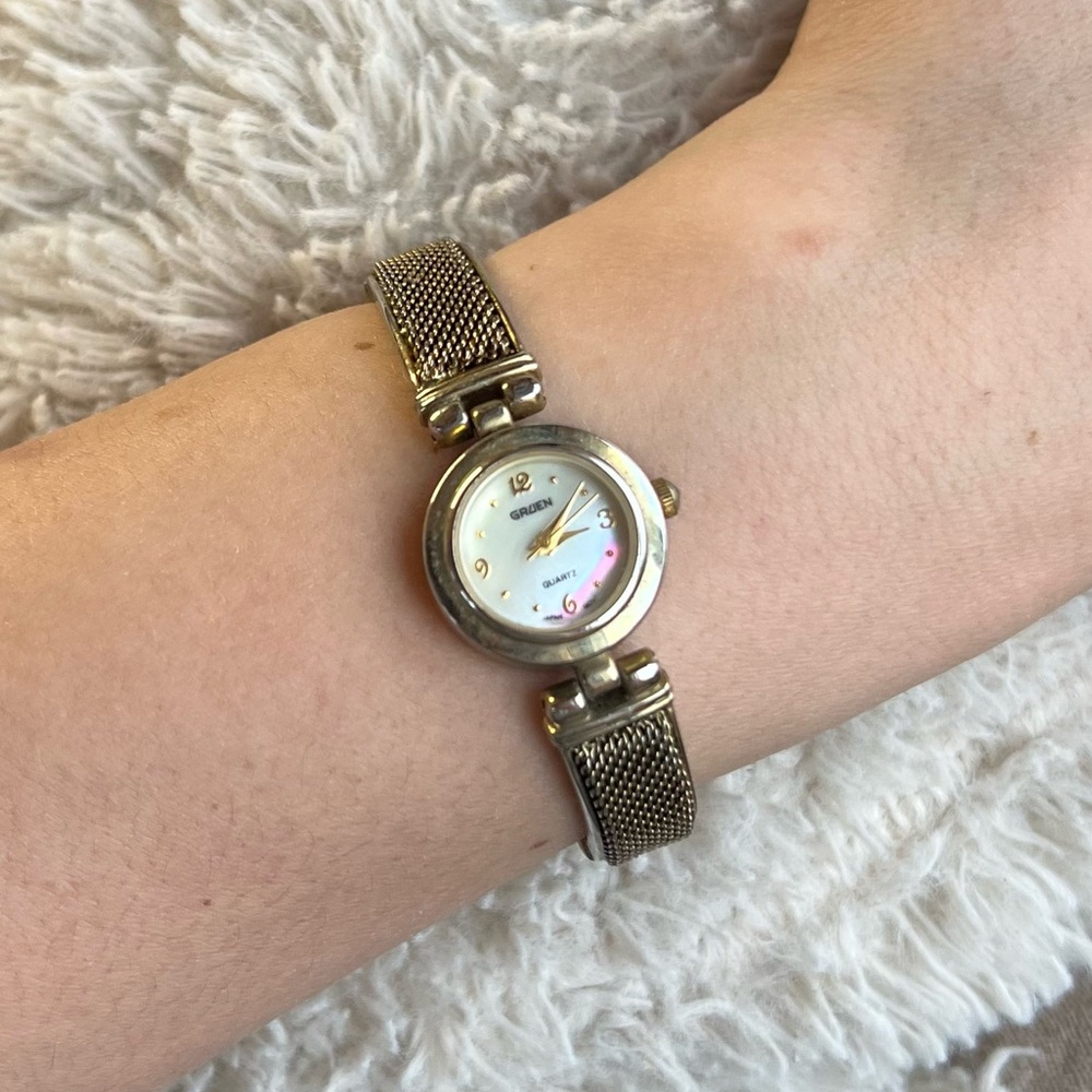 Gruen Mother of Pearl Watch